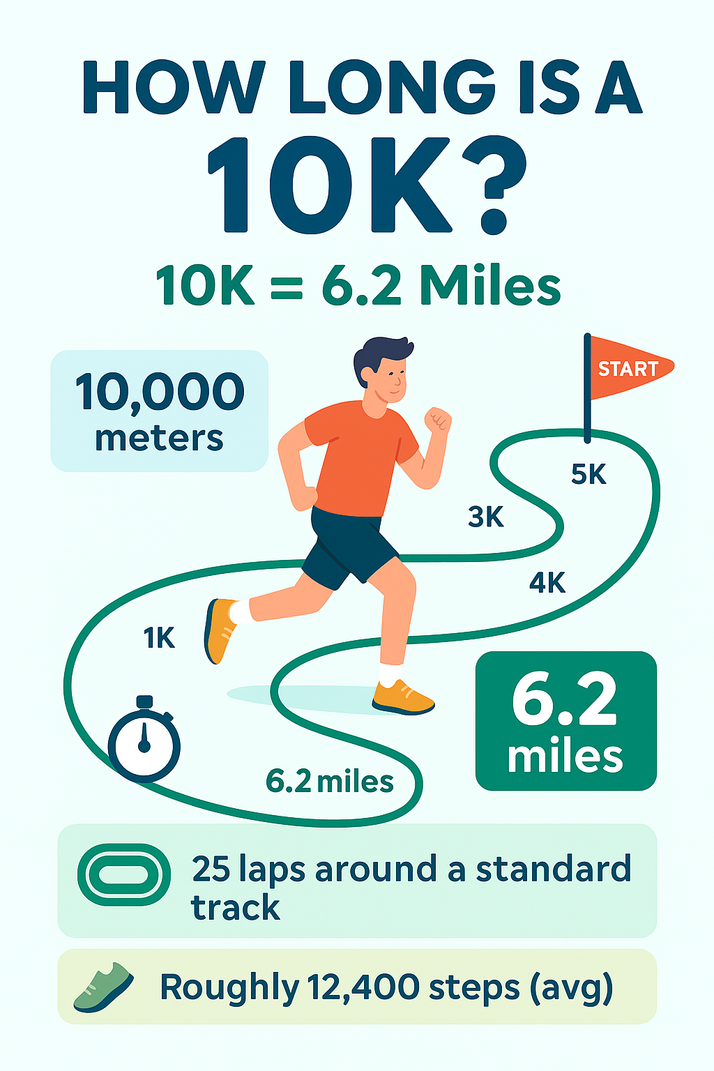 Image explaining How many miles is a 10K